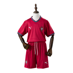 Portugal Puma 2026 Home Kids Version Football T-Shirt