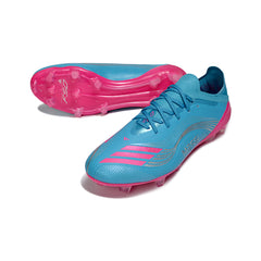 Adidas F50 Primeknit Elite Messi Blue and Pink Firm Ground FG Football Boot