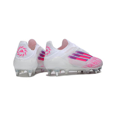 Adidas F50 Primeknit Elite White and Pink Mixed Studs SG Football Boot