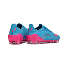 Adidas F50 Primeknit Elite Messi Blue and Pink Firm Ground FG Football Boot