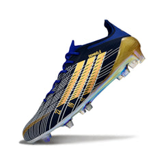 Adidas F50 Elite Dembele Golden and Blue Firm Ground FG Football Boot