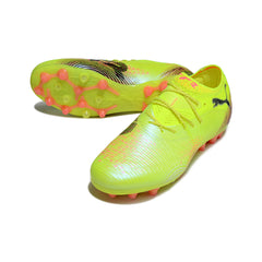 Puma Future 8 Low Cut Yellow and Orange Artificial Ground AG Football Boot