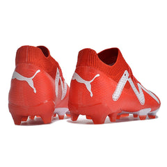 Puma Future Ultimate Red and White Firm Ground FG Football Boot