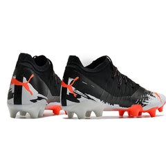 Puma Future Z 1.3 Black White and Orange Firm Ground FG Football Boot