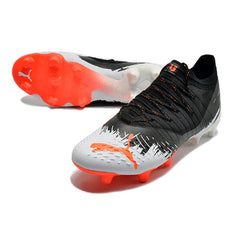 Puma Future Z 1.3 Black White and Orange Firm Ground FG Football Boot