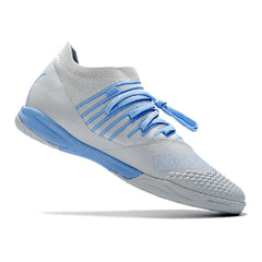 Puma Future Z 1.3 Gray and Blue Indoor IC Football Boot