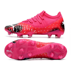 Puma Future Z 1.3 Pink and Red Firm Ground FG Football Boot