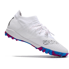 Puma Future Z 1.3 Turf TF White Pink and Blue Football Boot