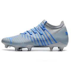 Chuteira Puma Future Z 1.3 FG Cinza, Azul e Laranja - VN Esportes