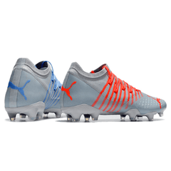 Chuteira Puma Future Z 1.3 FG Cinza, Azul e Laranja - VN Esportes