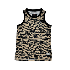Jordan Yellow and Black Speckled Tank Top