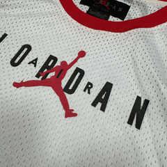 White and Red Jordan Tank Top