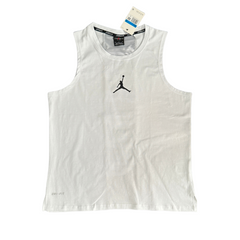 White and Black Jordan Tank Top