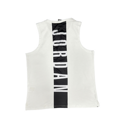 White and Black Jordan Tank Top