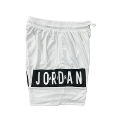 Jordan White and Black Shorts