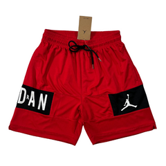 Jordan Red and Black Shorts