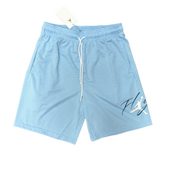 Jordan Flight Light Blue, Black and White Shorts