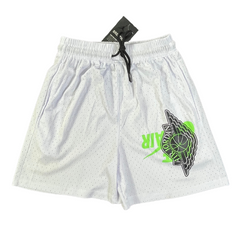 Nike Air Jordan White, Black, Green, and Red