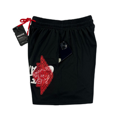 Nike Air Jordan Black, White, and Red Shorts