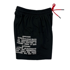 Nike Air Jordan Black, White, and Red Shorts