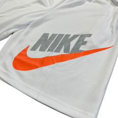 Nike White, Gray, and Orange Shorts