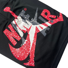 Nike Air Jordan Black, Red, and White Shorts
