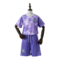 South Korea Nike 2026 Away Kids Version Football T-Shirt + Shorts Kit