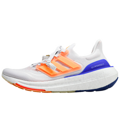 Adidas Ultraboost Light White,Blue and Orange Running Shoes
