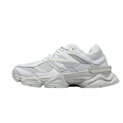 New Balance 9060 Triple White Sneakers