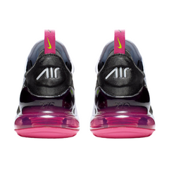 Nike Air Max 270 React Black Fuschia Volt Sneakers