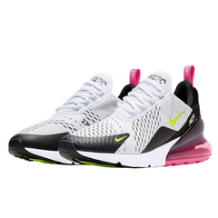 Nike Air Max 270 React Black Fuschia Volt Sneakers