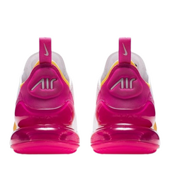 Nike Air Max 270 React Laser Fuschia University Gold Sneakers