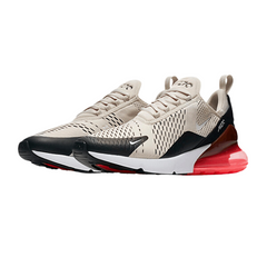 Nike Air Max 270 React Light Bone & Hot Punch Sneakers