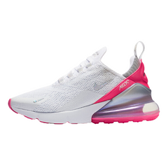 Nike Air Max 270 React White Laser Fuschia Sneakers