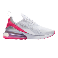 Nike Air Max 270 React White Laser Fuschia Sneakers