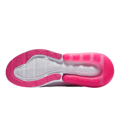 Nike Air Max 270 React White Laser Fuschia Sneakers