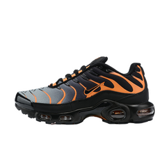 Nike Air Max Plus TN Black, White and Orange Sneakers