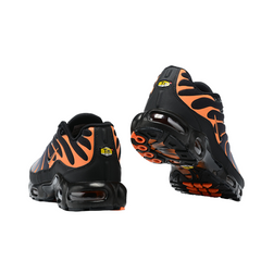 Nike Air Max Plus TN Black, White and Orange Sneakers