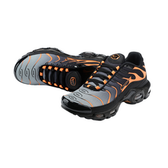 Nike Air Max Plus TN Black, White and Orange Sneakers