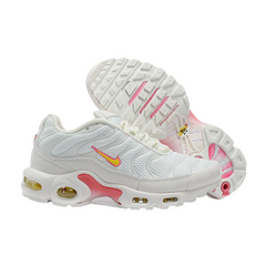 Nike Air Max Plus TN White, Pink and Yellow Sneakers