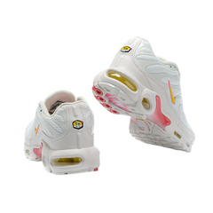 Nike Air Max Plus TN White, Pink and Yellow Sneakers