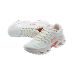 Nike Air Max Plus TN White, Pink and Yellow Sneakers