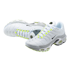 Nike Air Max Plus TN White, Gray and Green Sneakers