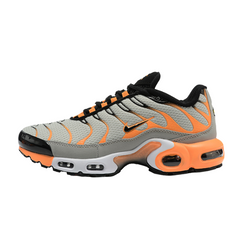 Nike Air Max Plus TN Gray and Orange Sneakers