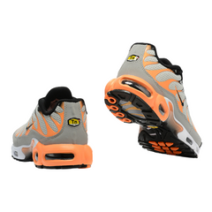 Nike Air Max Plus TN Gray and Orange Sneakers
