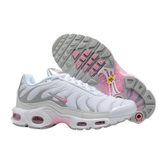 Nike Air Max Plus TN Summit White & Pink Rise Sneakers