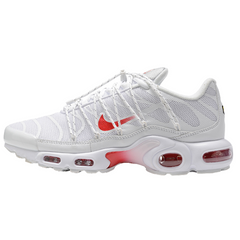Nike Air Max Plus Utility White & University Red Sneakers