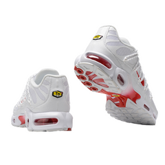 Nike Air Max Plus Utility White & University Red Sneakers