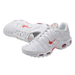Nike Air Max Plus Utility White & University Red Sneakers