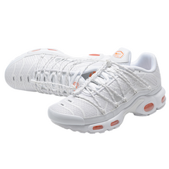 Nike Air Max Plus Utility White & Safety Orange Sneakers